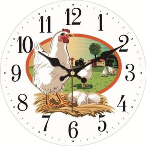 reloj de gallina