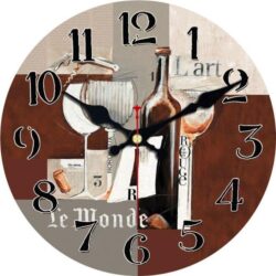 reloj con tematica vino