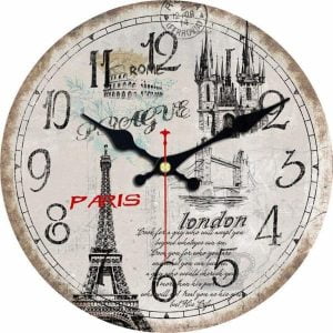 reloj de la torre eiffel