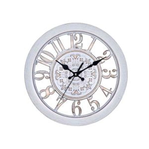 reloj blanco vintage