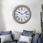 reloj azul vintage