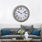 reloj azul vintage