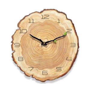 reloj de madera vintage 1
