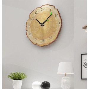 reloj de madera vintage 1