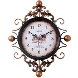 reloj vintage de hierro forjado
