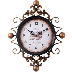 reloj vintage de hierro forjado