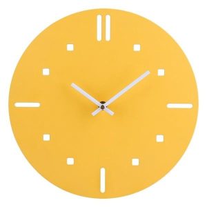 reloj amarillo vintage