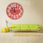 reloj rojo vintage