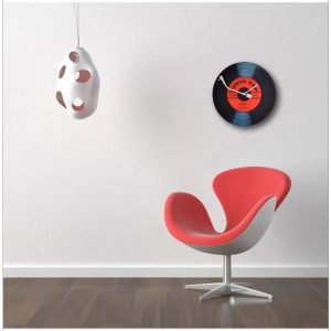 reloj disco de vinilo