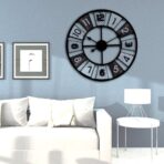 reloj de pared industrial gigante