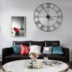 reloj metal industrial
