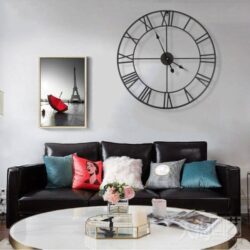 reloj metal industrial