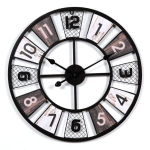 reloj de pared industrial gigante