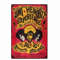 placa jimi hendrix