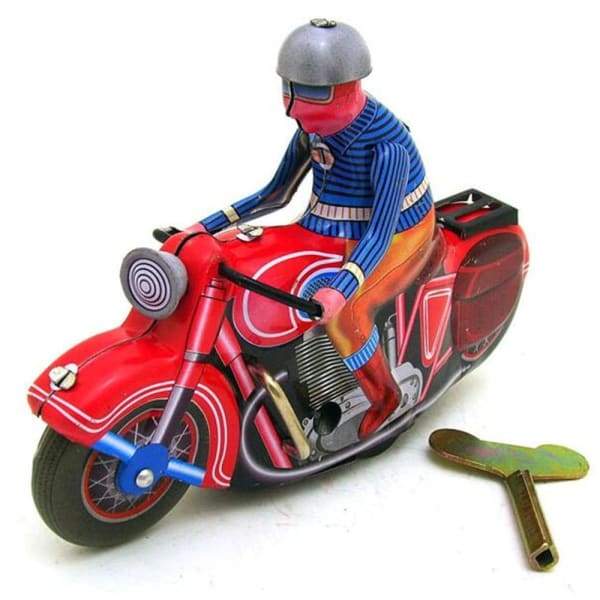 juguete vieja moto en lata juguete vieja moto en lata