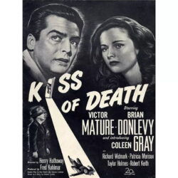 cartel beso de la muerte