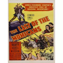 el ultimo de los mohicanos cartel