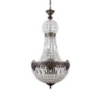 arana de cristal vintage