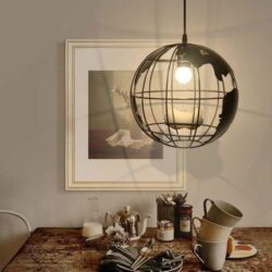 lampara globo vintage