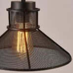 candelabro industrial negro