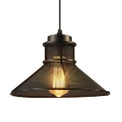 candelabro industrial negro