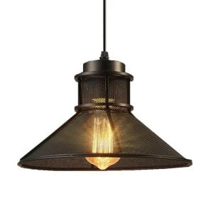 candelabro industrial negro