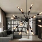 candelabro sputnik vintage