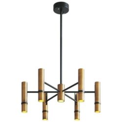 candelabro tubo metal