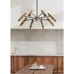candelabro tubo metal