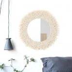 macrame espejo redondo