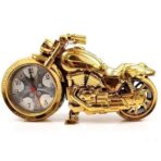 reloj despertador con forma de motocicleta