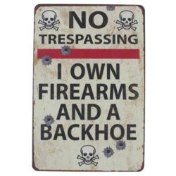 placa de prohibido el paso