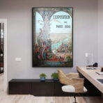 cartel vintage de paris