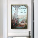 cartel vintage de paris