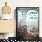 cartel vintage de paris
