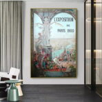 cartel vintage de paris