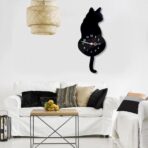 reloj pendulo cola de gato