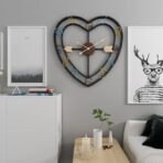 reloj de pared en forma de corazon