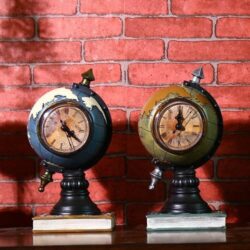 reloj globo terrestre
