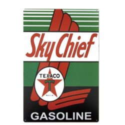 placa metal vintage texaco sky chief