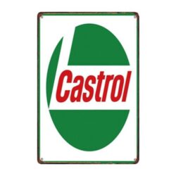 placa castrol esmaltada