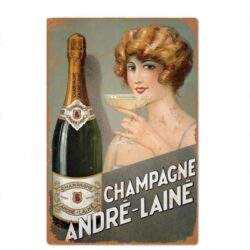 plato champagne esmaltado