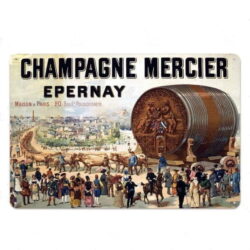 plato esmaltado champagne mercier