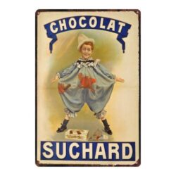 plato suchard de chocolate esmaltado