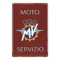 placa esmaltada mv agusta