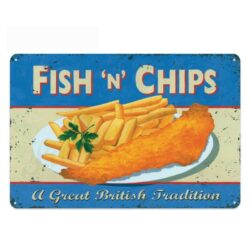 plato de pescado y patatas fritas 2