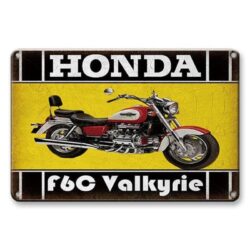 placa metal honda 1