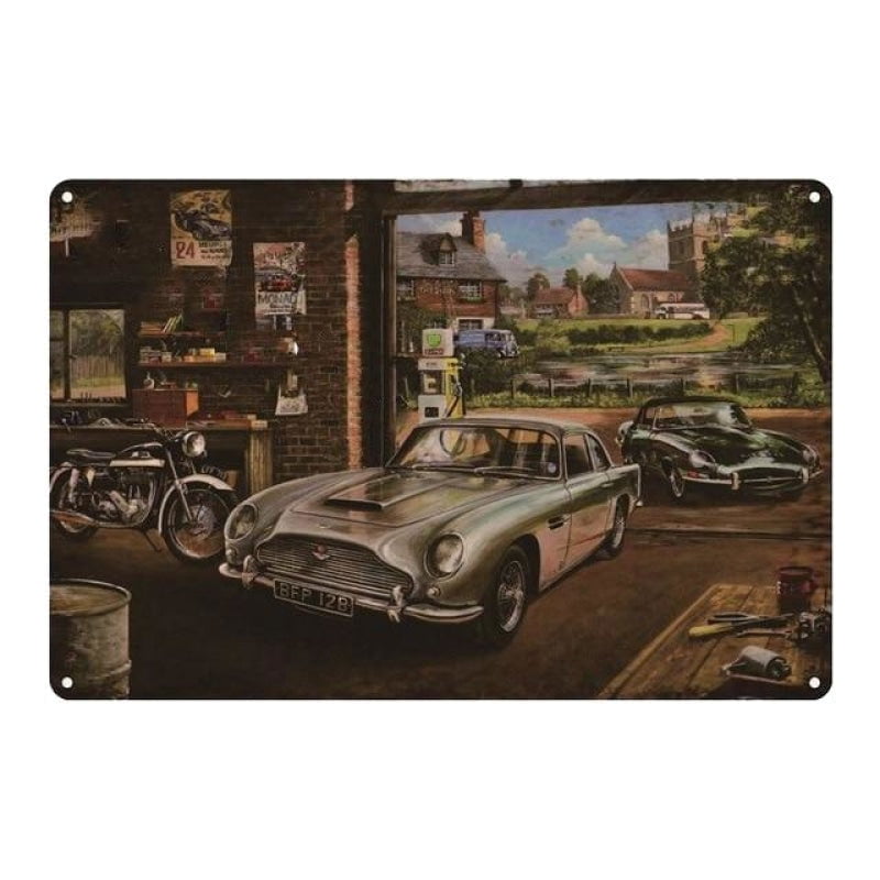 placa metal aston martin placa metal aston martin