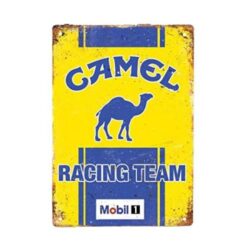 placa metal camello