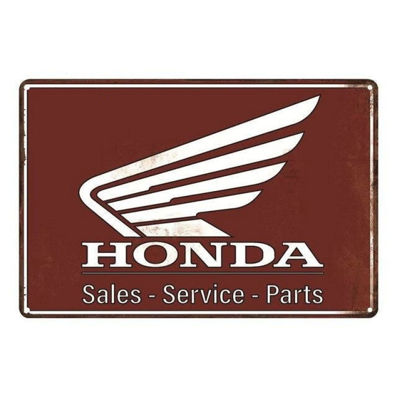 placa metal honda placa metal honda